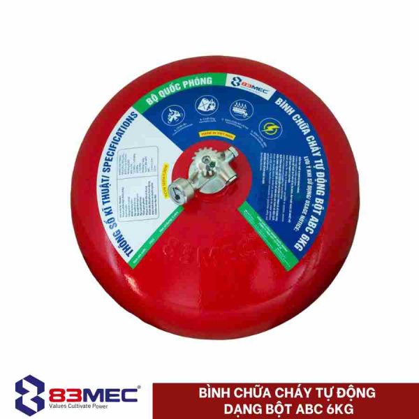 Bình Chữa Cháy Tự Động Bột ABC 83MEC –  Bộ Quốc Phòng