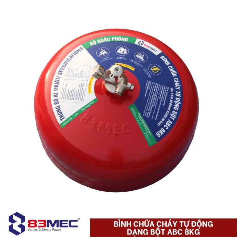 Bình Chữa Cháy Tự Động Bột ABC 8kg 83MEC – Bộ Quốc Phòng