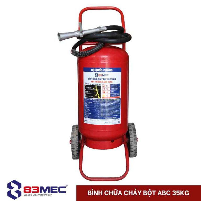 Bình chữa cháy bột ABC 35kg 83MEC – Bộ Quốc Phòng