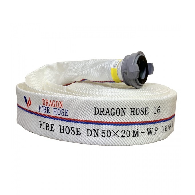 Vòi đẩy chữa cháy DRAGON FIRE HOSE DN 50x20m- W.P 16 Bar