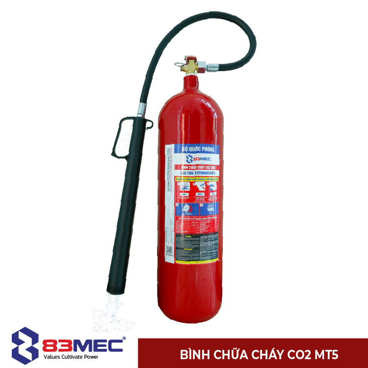 Bình chữa cháy CO2 MT5 83MEC – Bộ Quốc Phòng